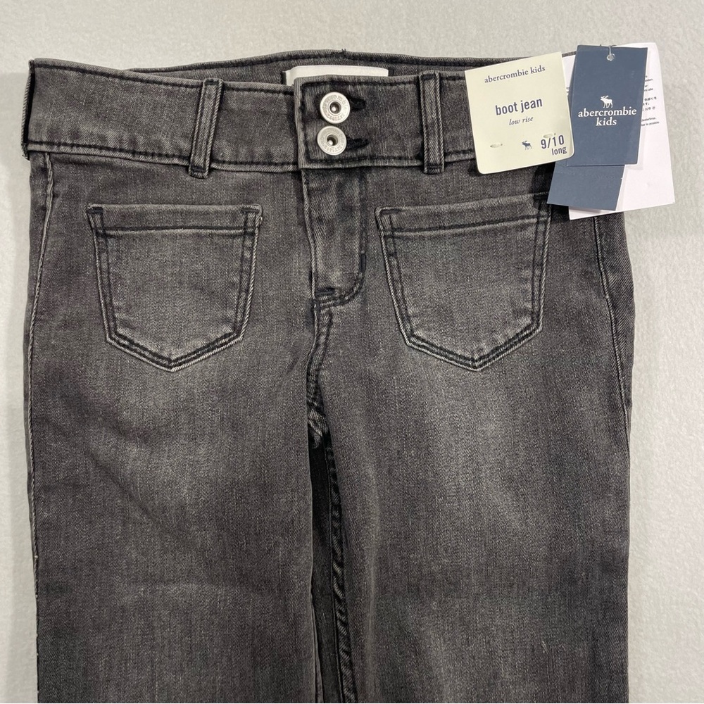 Abercrombie Kids Low Rise Boot Jeans Size 9/10 Long NWT!